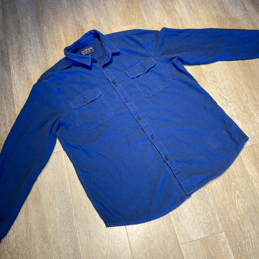 American Rag Cie Blue Button-Up Shirt